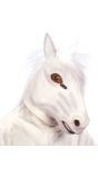 Wit paarden masker