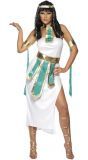 Witte Cleopatra sjieke jurk
