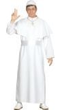 Witte priester kostuum