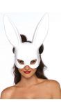 Witte sexy konijnen masker