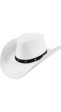 Witte wichita cowboy hoed