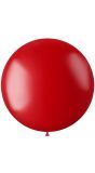 XL ballon rood metallic