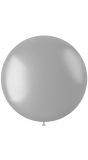XL ballon zilver metallic
