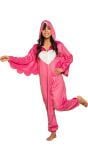 Zachte roze flamingo onesie