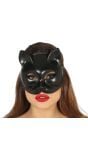 Zwart Catwoman oogmasker
