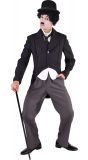 Zwart Charlie Chaplin kostuum heren