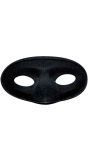 Zwart maskerade oogmasker