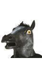 Zwart paardenmasker
