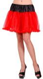 Zwart rode petticoat