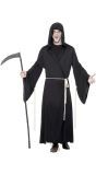 Zwarte grim reaper outfit heren