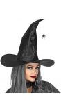 Zwarte Halloween hoed heks