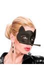 Zwarte kat oogmasker