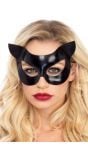 Zwarte katten oogmasker