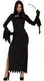 Zwarte killer jurk dames