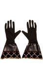 Zwarte piraten handschoenen