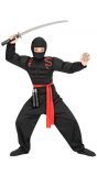 Zwarte spieren ninja