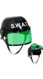 Zwarte SWAT helm