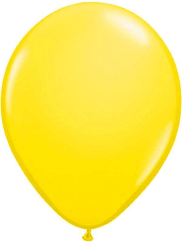 10 gele metallic ballonnen 30cm