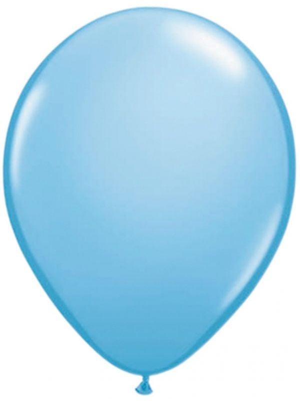 10 lichtblauwe ballonnen 30cm