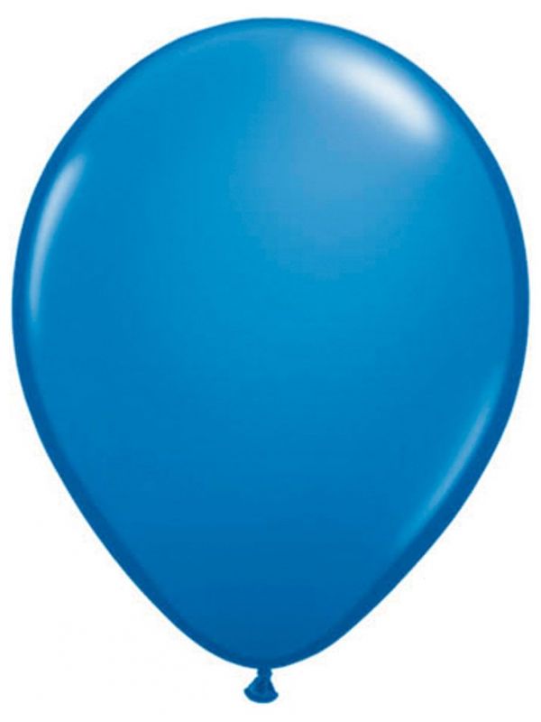 100 dark blue donkerblauwe ballonnen 13cm