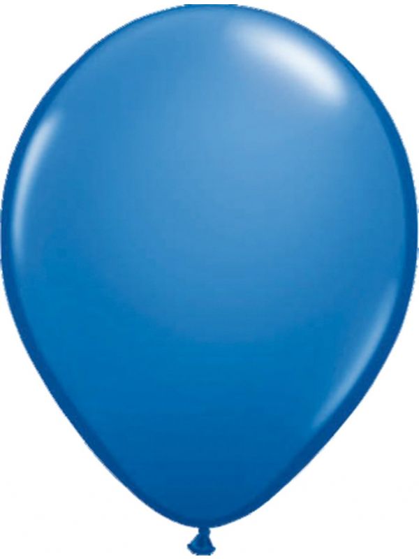 100 donkerblauwe ballonnen 30cm