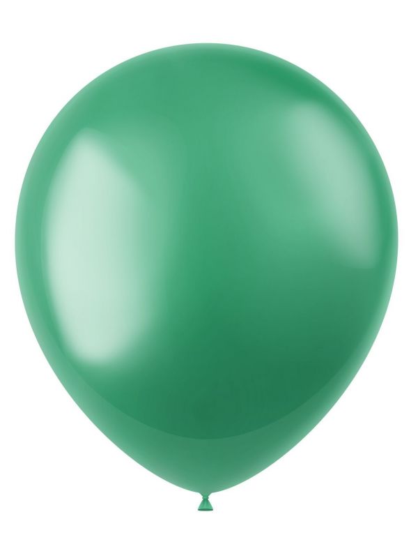 100 metallic ballonnen regal green 33cm