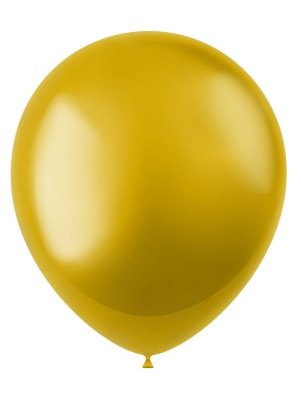 100 metallic ballonnen stardust gold 33cm