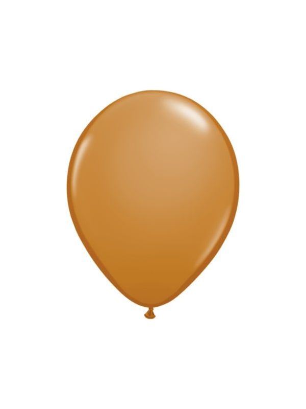 100 mokka bruine ballonnen 13cm