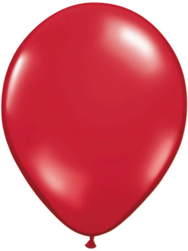 100 robijn rode ballonnen 30cm