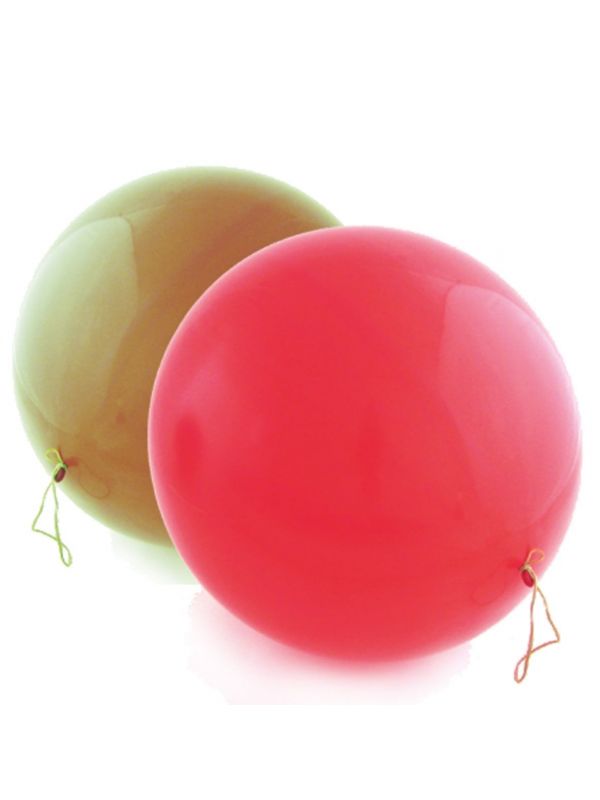 2 Stootballonnen rood groen