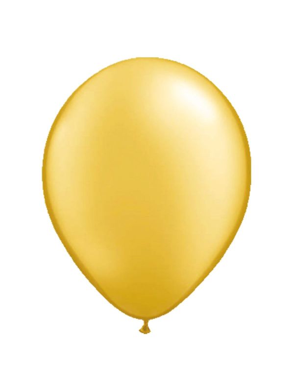 20 gouden metallic ballonnen 13cm