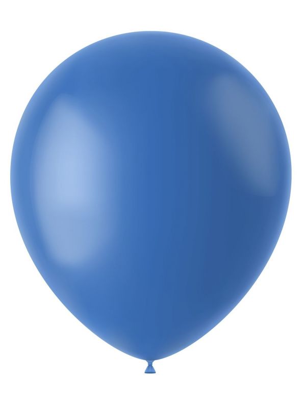50 ballonnen dutch blue mat 33cm