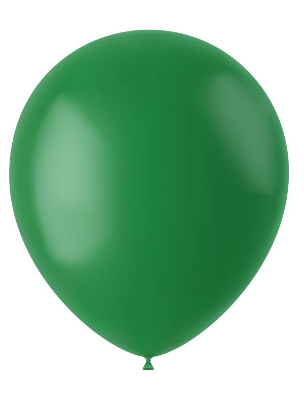 50 ballonnen pine green mat 33cm