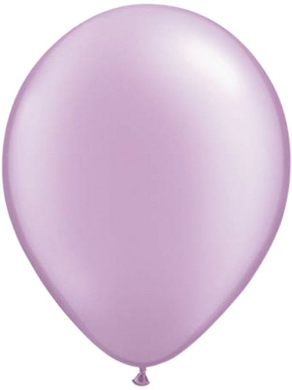 50 lavendel paarse metallic ballonnen 30cm