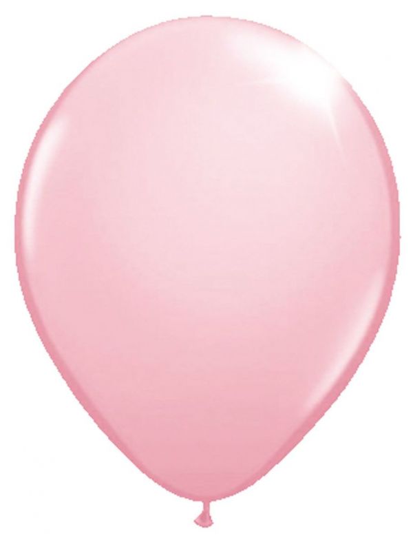 50 roze metallic ballonnen 30cm