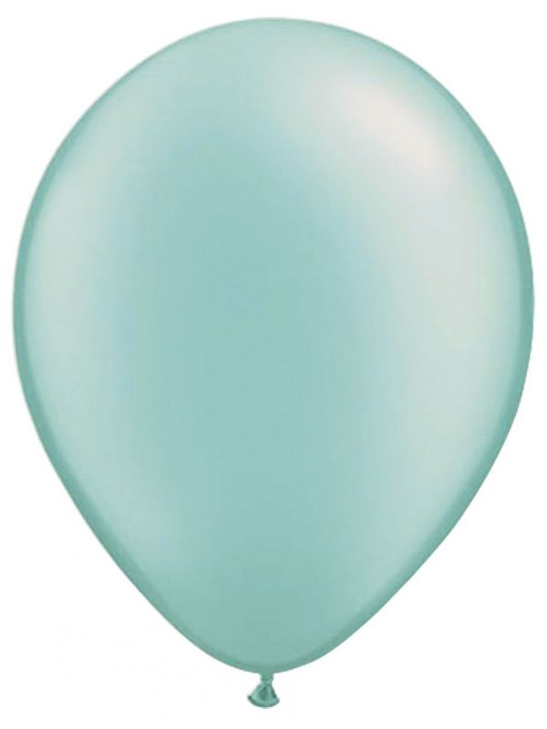 50 turquoise ballonnen 30cm