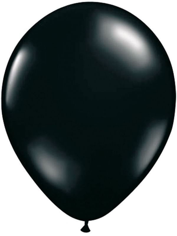 50 zwarte ballonnen 30cm