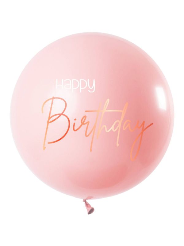 80cm ballon elegant lush blush XL