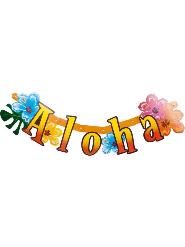 Aloha hawaii party letterslinger