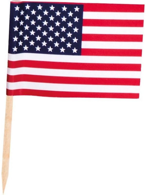 Amerikaanse fuif vlag prikkertjes
