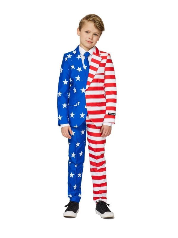 Amerikaanse vlag Suitmeister kostuum jongens