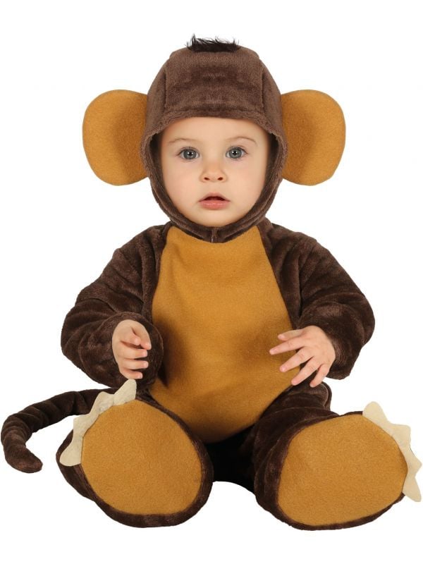 Baby kostuum aap bruin