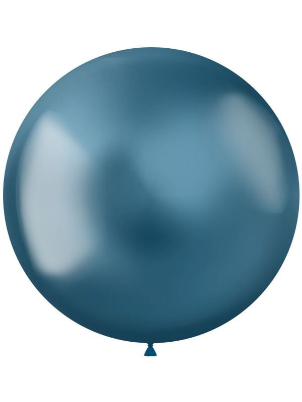 Ballonnen groot metallic blauw