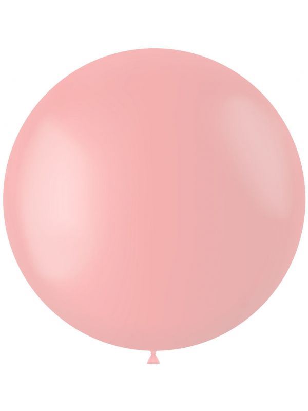 Ballonnen licht roze mat 78cm