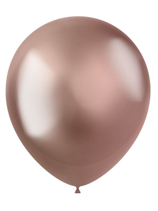 Ballonnen metallic roze goud intense