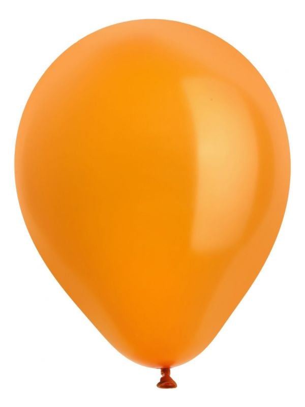 Ballonnen oranje 50 stuks