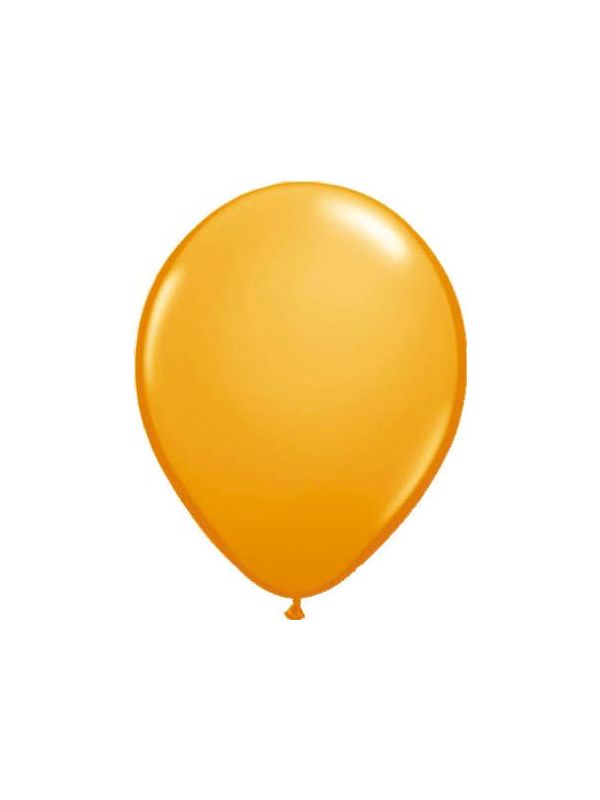Ballonnen oranje groot 6 stuks
