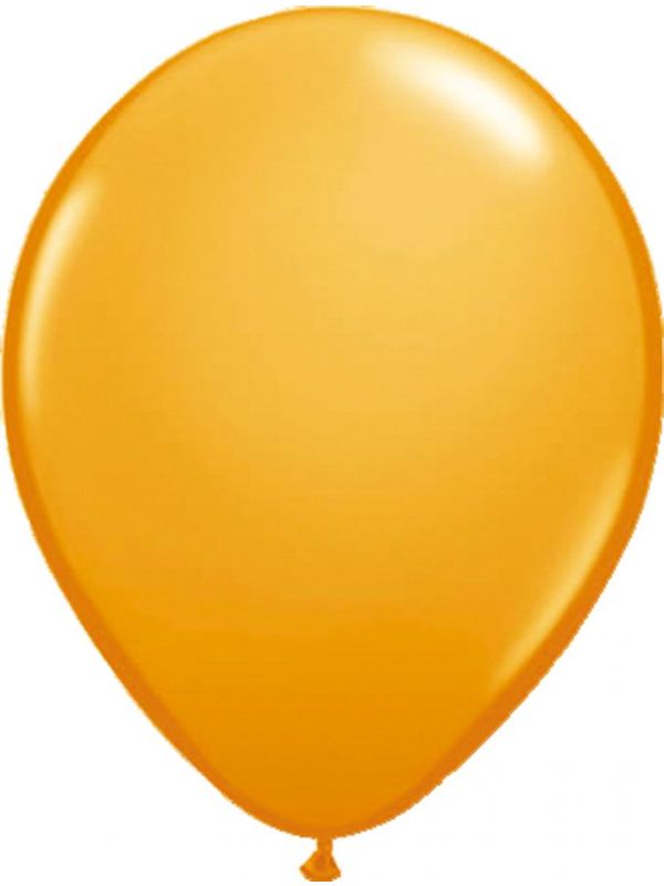 Ballonnen oranje supporter 100 stuks