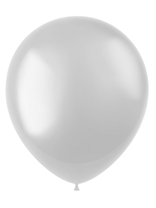 Ballonnen parelwit metallic