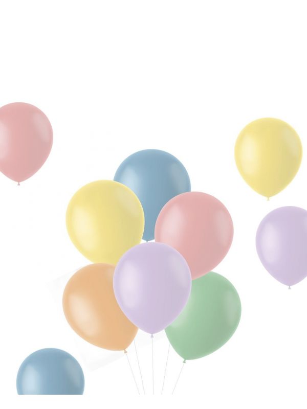 Ballonnen pastel 10st